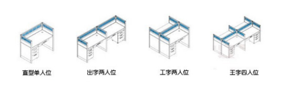 二手直条办公桌